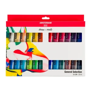 Amsterdam Standard Series - Set 24 Acrílicos 20 ml Selección General