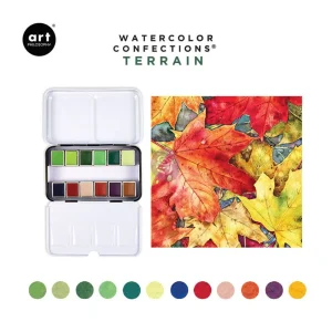 Art Philosophy Watercolor Confections - Set 12 Acuarelas Terrain